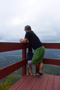 fort mountain lookout father son