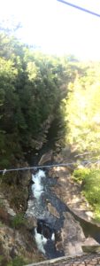falls tallulah gorge suspension bridge panorama