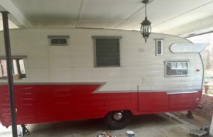 retro shasta airflyte carport