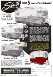 shasta 5 luxury packed models