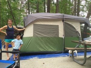 tent camping