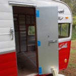 red retro shasta airflyte restoration 71