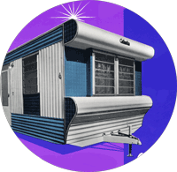 mobile home living logo