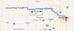 fleming park to lovewell state park