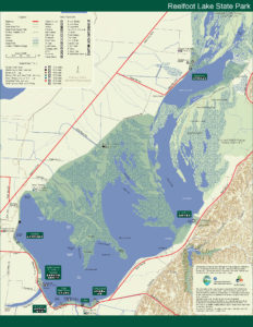 reelfoot lake state park map