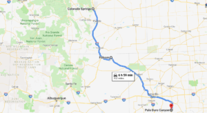 colorado springs to palo duro directions