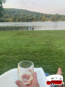 Afternoon-White-Wine-at-Lake-Waramaug-Shore