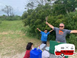 Campsite-Cooking-at-Assateague