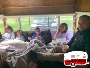 Family-Breakfast-Vintage-Camper