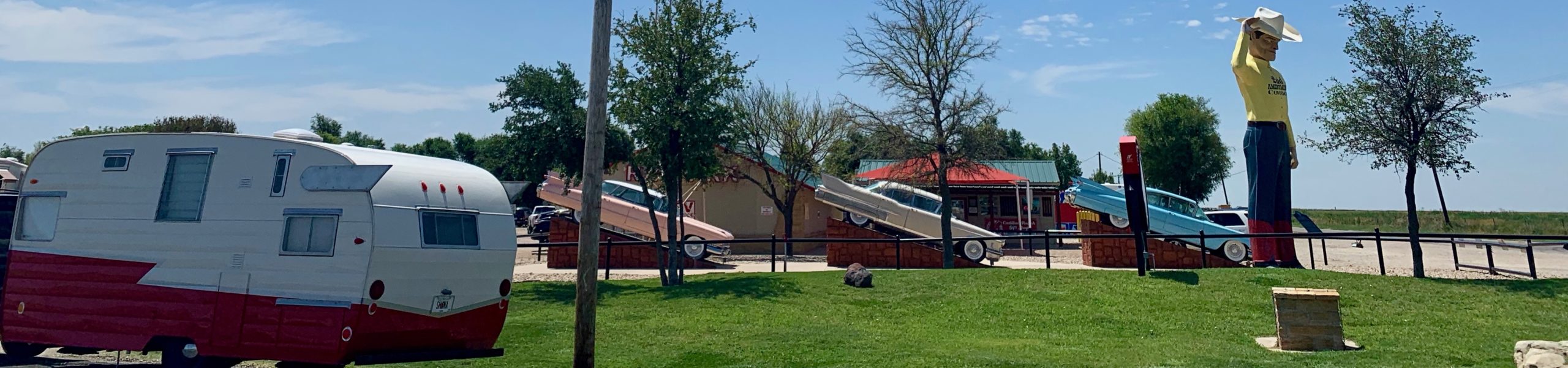 Red Retro Camper Shasta Airflyte Deluxe