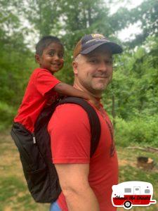 Improvised-Hiking-Backpack-Carrier