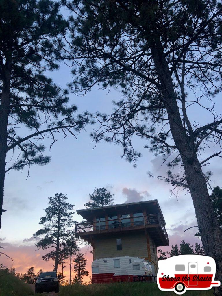 Shana-at-Sunset-at-the-Fire-Tower