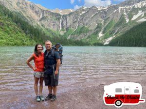 Shore-of-Avalance-Lake-in-Glacier