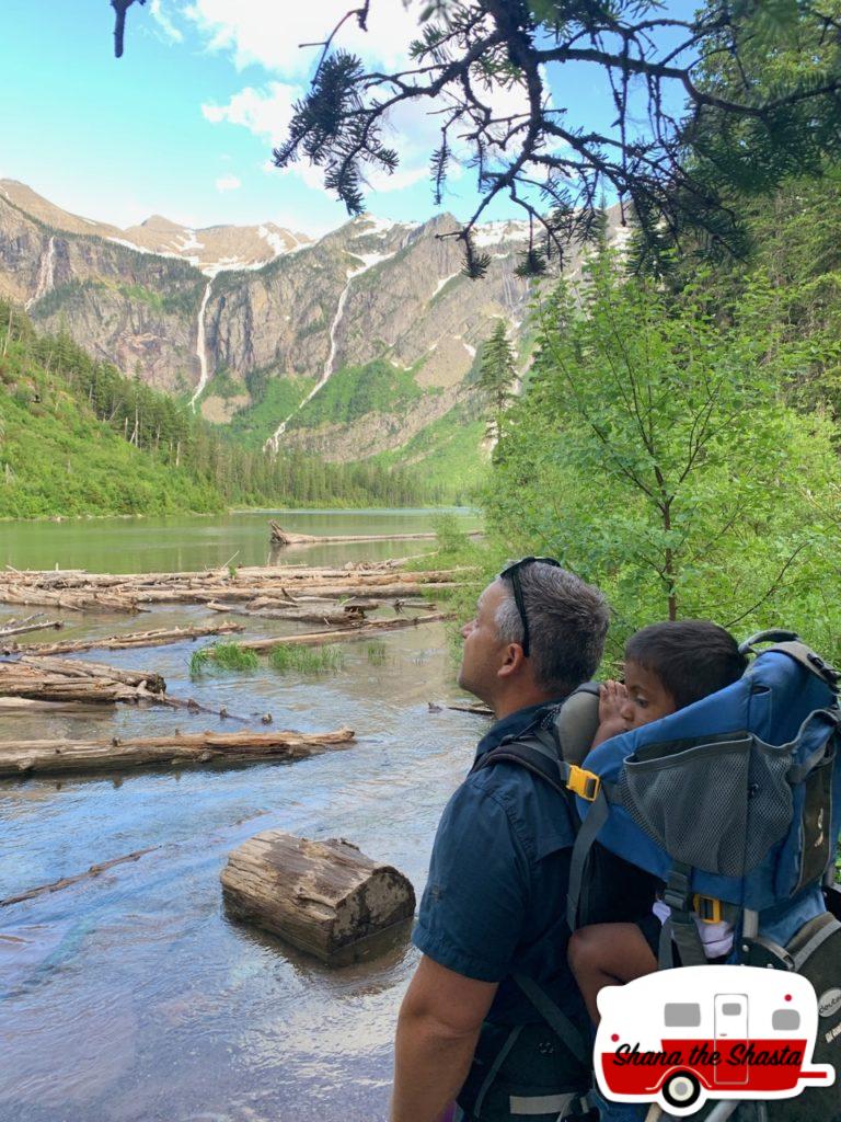 Soaking-in-Avalanche-Lake