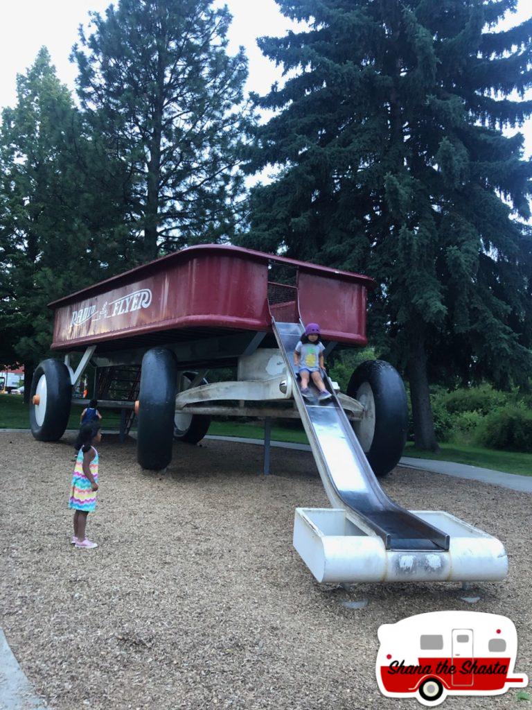 Spokane-Giant-Radio-Flyer-Wagon-Slide