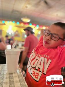 Stretching-at-Diner-in-Oxford
