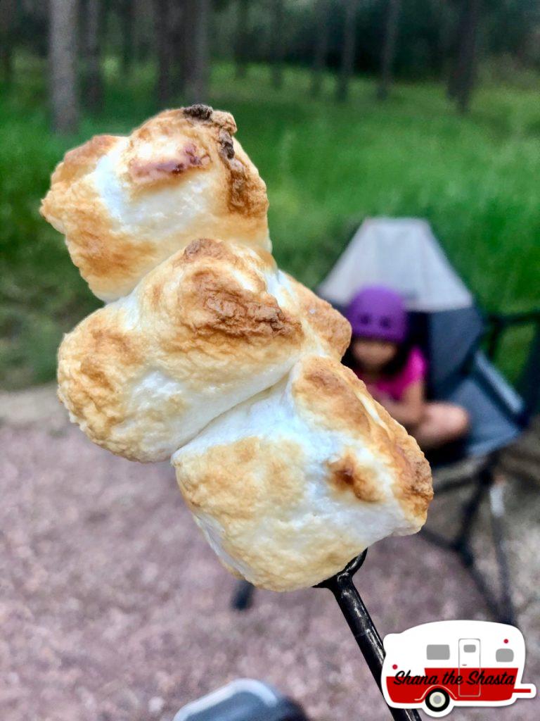 Toasted-Marshmallows-on-Biolite-Firepit-in-Custer