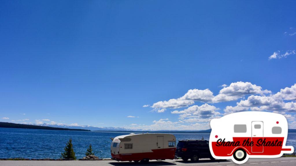 Vintage-Camper-at-Yellowstone-lake