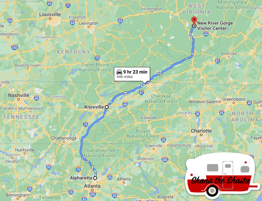 alpharetta-georgia-to-new-river-gorge-west-virginia