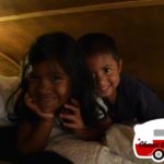 kids top bunk vintage camper