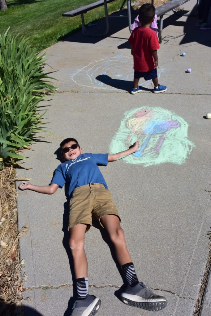 robidoux sidewalk chalk balloon