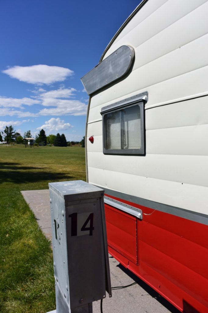 vintage camper at robidoux